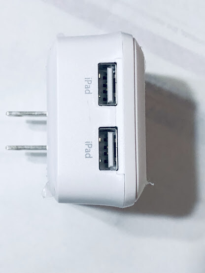 4.8 amp Dual Port USB-A Wall Charger by TYLT 2.4A each port white gallery