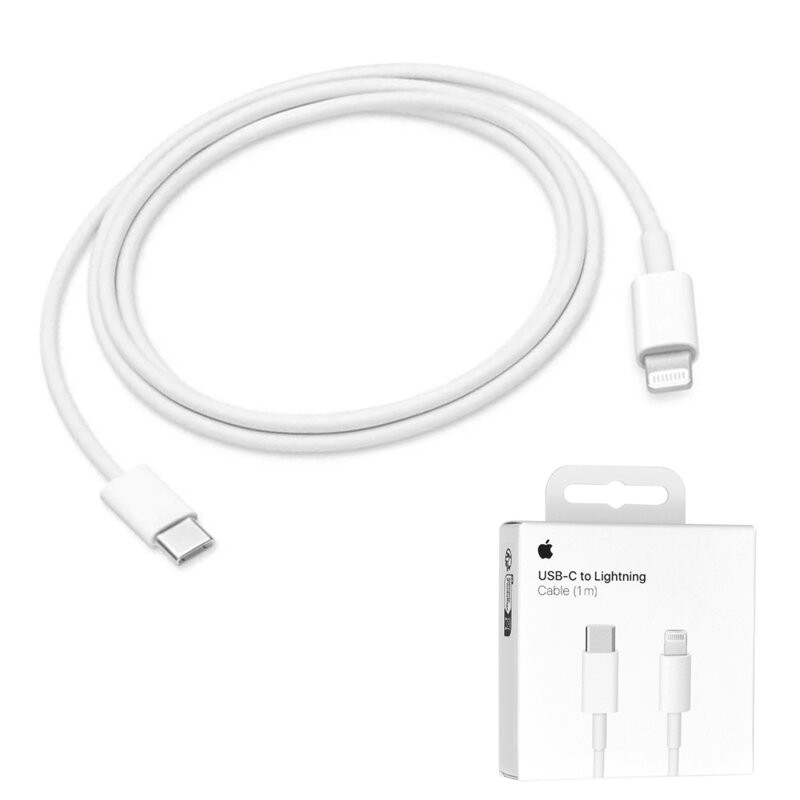 Data cable USB-C to Lightning Apple A2561, MUQ93ZM/A original, 1m, white