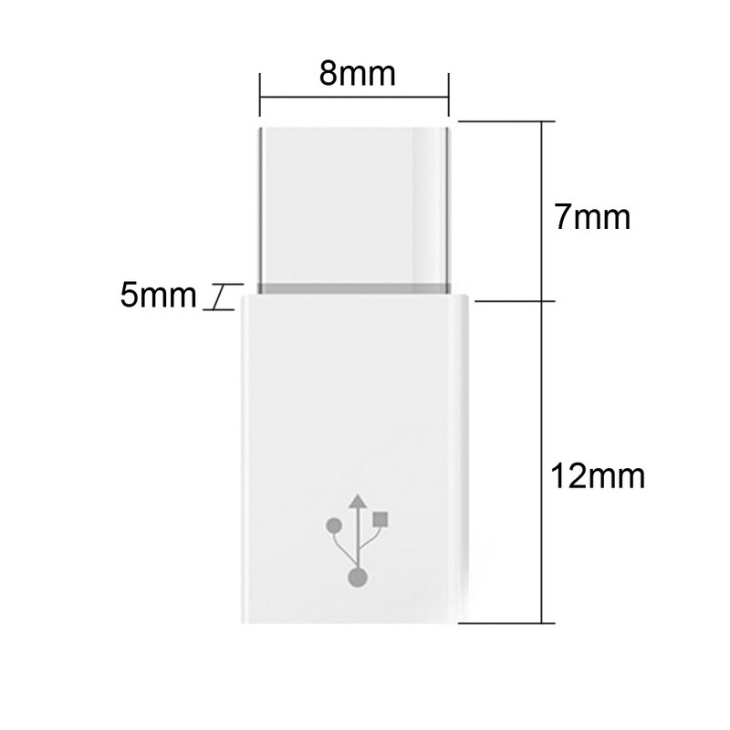 50X Micro USB to USB3.1 Type-C Data Fast Adapter Converter For Samsung LG Google gallery