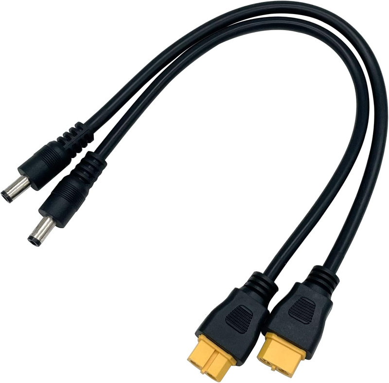 2Packs XT60 Adapter Cable XT60 Charging Cable XT60 Female Bullet Connector to Ma gallery