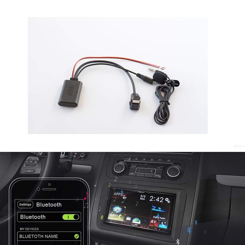 Bluetooth 5.0 Module, 11 Pin IP-Bus Plug Cable AUX Adapter for Pioneer DEH-P8... gallery