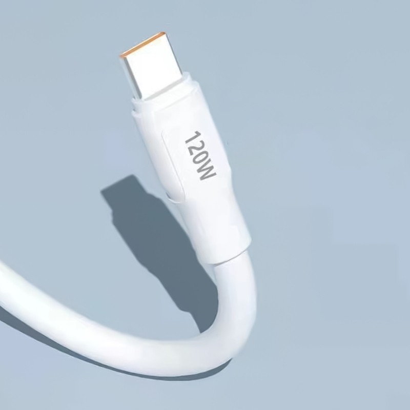120W 6A Type C Charging Cable 25CM Short Thickened Line for Phones and Tablets gallery