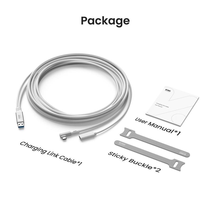 Link Cable USB 3.0 to USB C 16FT 5Gbps for Meta Quest 3S/3/2/Pro/Pico 4 gallery