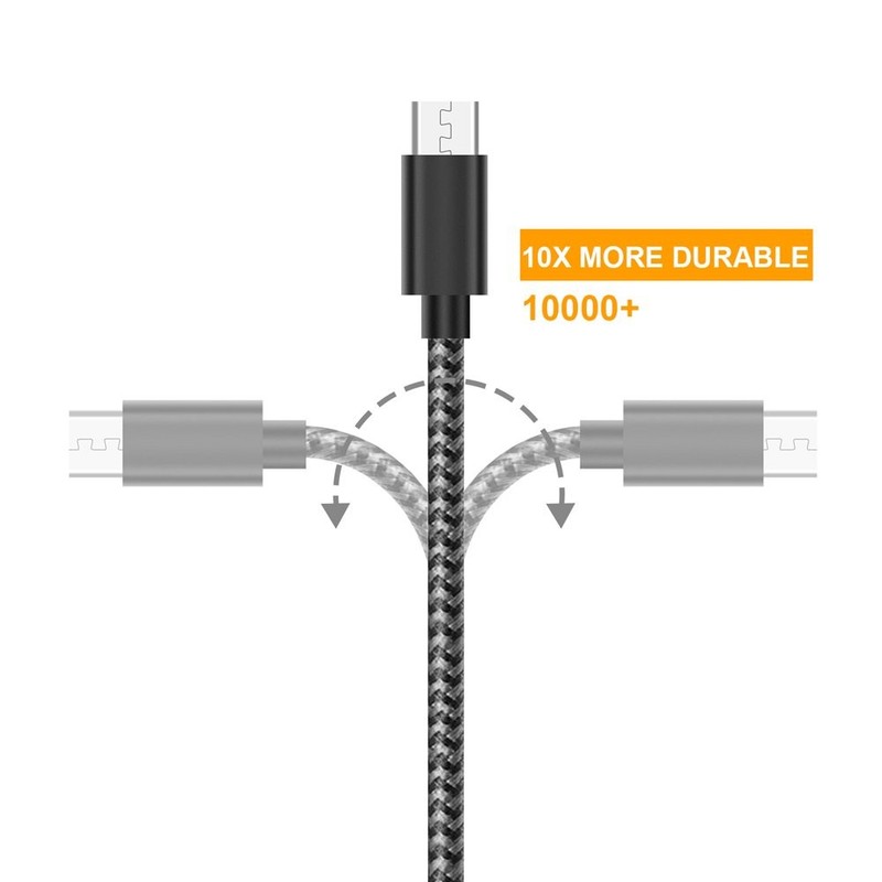 Micro USB Cable Android Charger [6-Pack 5ft] Nylon Braided Fast Sync&Charging... gallery