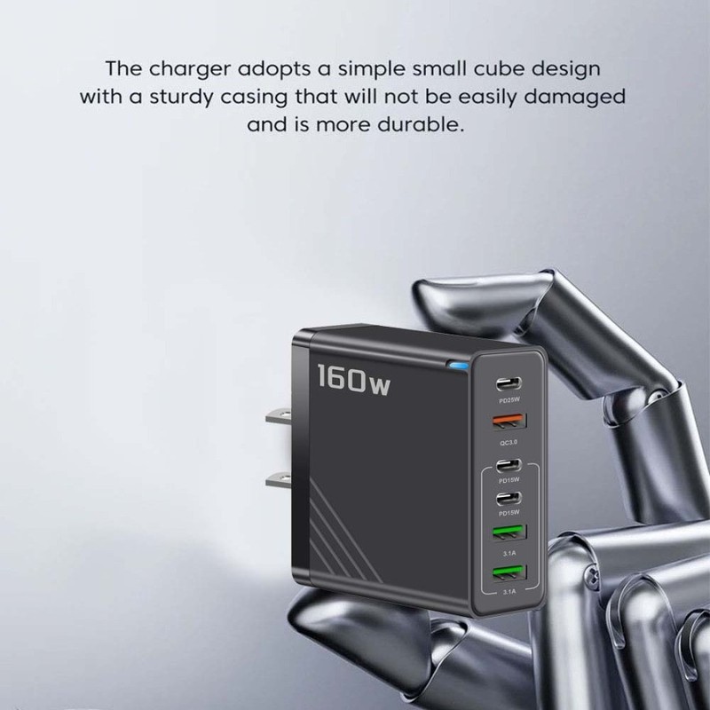 6 Port USB Super Fast Wall Charger Adapter For iPhone Samsung Android Cell Phone gallery