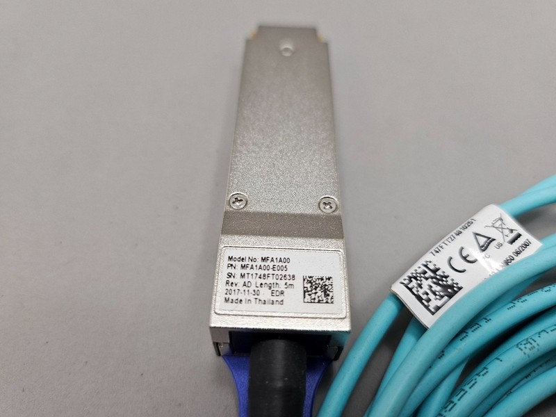 Mellanox MFA1A00-E005 QSFP28-QSFP28 5m Active Optical Cable 100Gb/s gallery