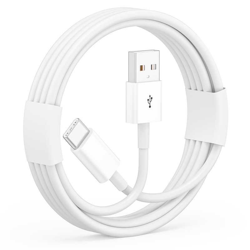 Snisre Car Carplay Cable, USB A to C Cable 3FT, Fast 3FT-ATC, White