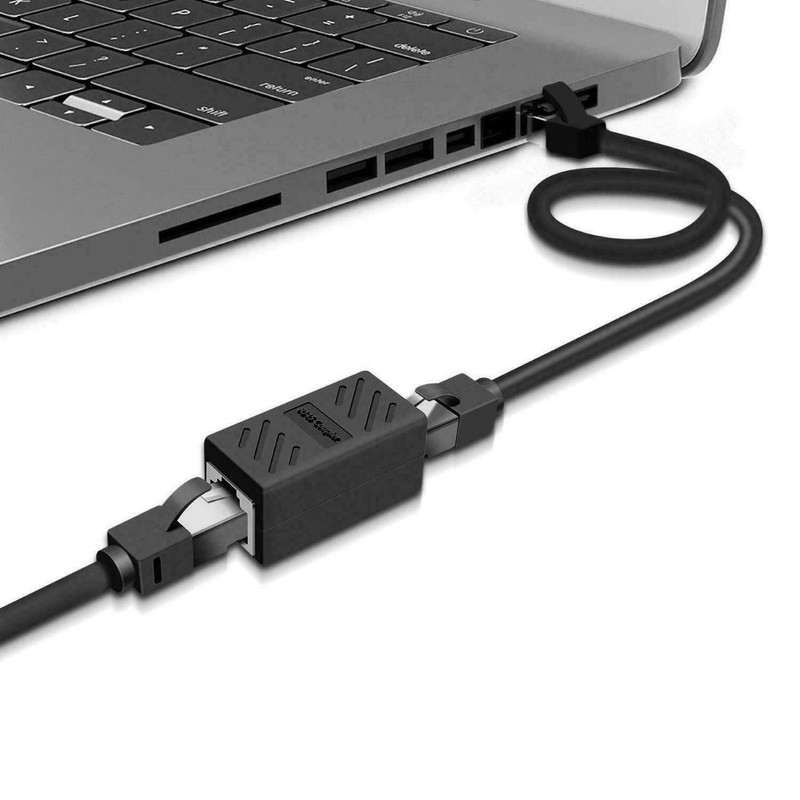 RJ45 Connector Cat7/6 Ethernet Adapter - Female to Female, Fast Data Transfer gallery