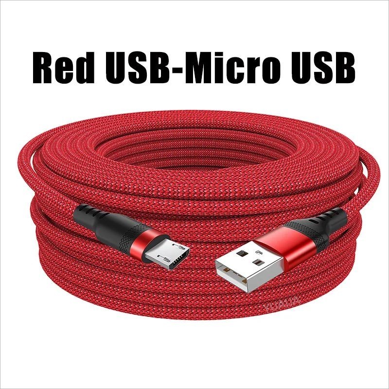 3m 5m Micro USB Fast Charger Cable for Samsung Xiaomi Android Phone