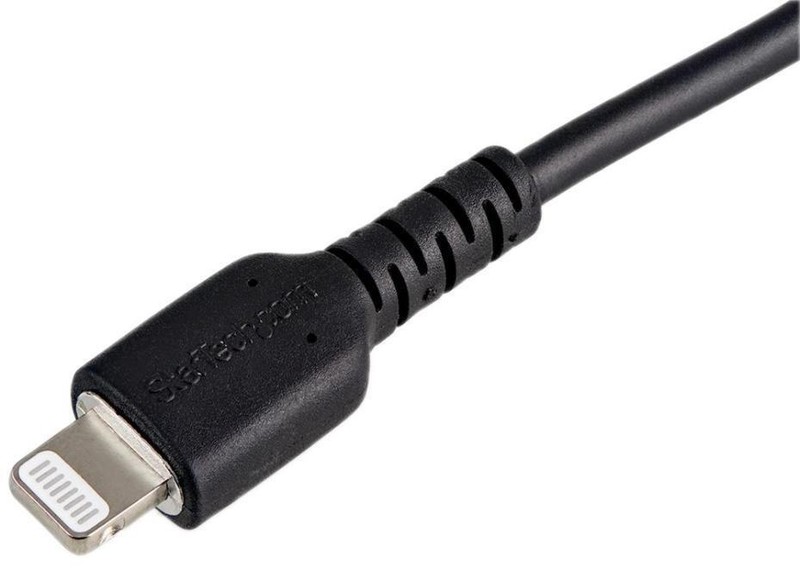 USB Type to A 8 Pin Cable, 15cm Black - RUSBLTMM15CMB gallery
