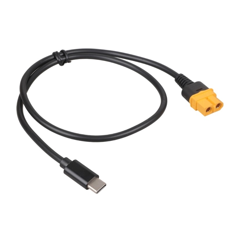 Type C Male To XT60 Female Adapters Cable 100W For And Solar Batteries gallery