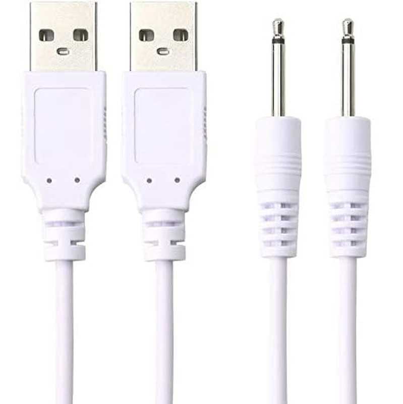 (2 Pack) Fast Charging Replacement USB Cable | DC Charger Cord - 2 Ft - 2.5Mm Ma gallery