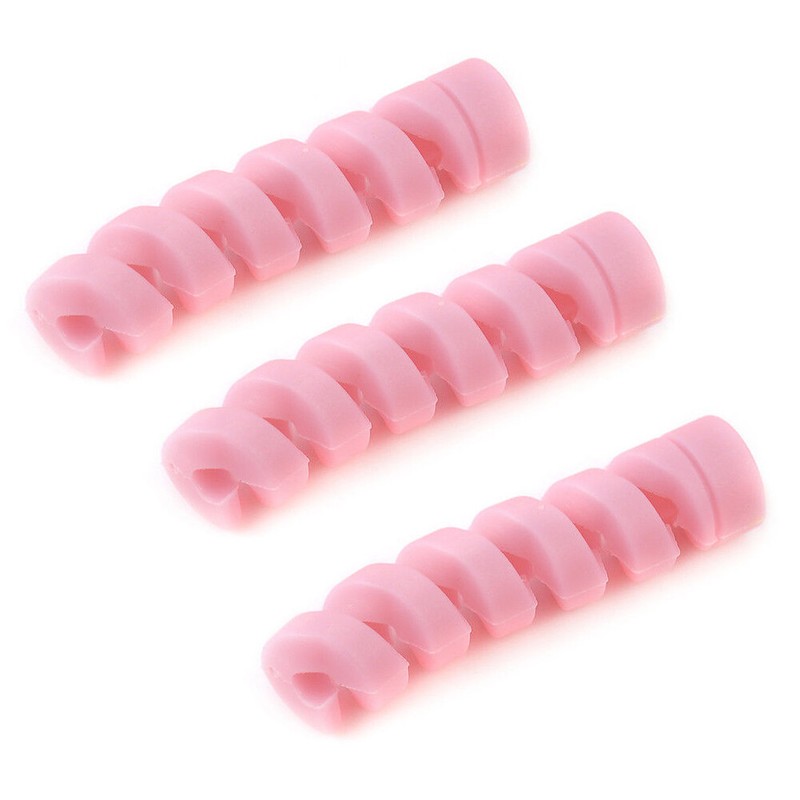 3PCS Protector Saver Cover Android Iphone USB Charger Cable Cord Against Rupture