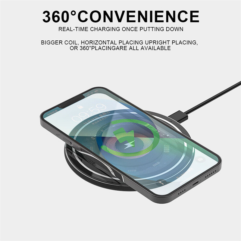 65W Wall & Wireless Charger Fast Charge Pad For Samsung iPhone Android Cell Phon gallery