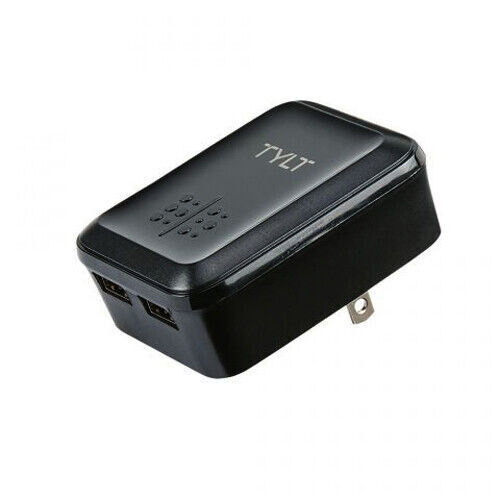 4.8 amp Dual Port USB-A Wall Charger by TYLT 2.4 A each port