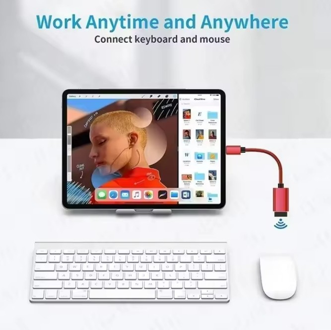 USB-C Type C Male to USB 3.0 Type A Female OTG Adapter Converter Cable Cord Lot gallery