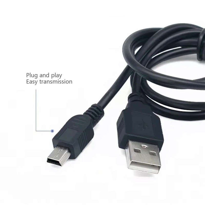 2.6FT Mini USB Cable 5 Pin Data Sync Charger Cord for Dash Cam GPS MP3 Player gallery