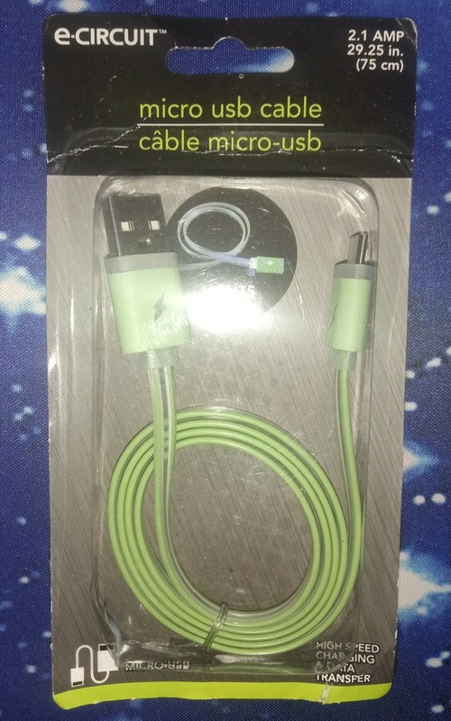 e-CIRCUIT USB To Micro-USB High Speed Charging & Data Transfer 29" Cable Cord gallery