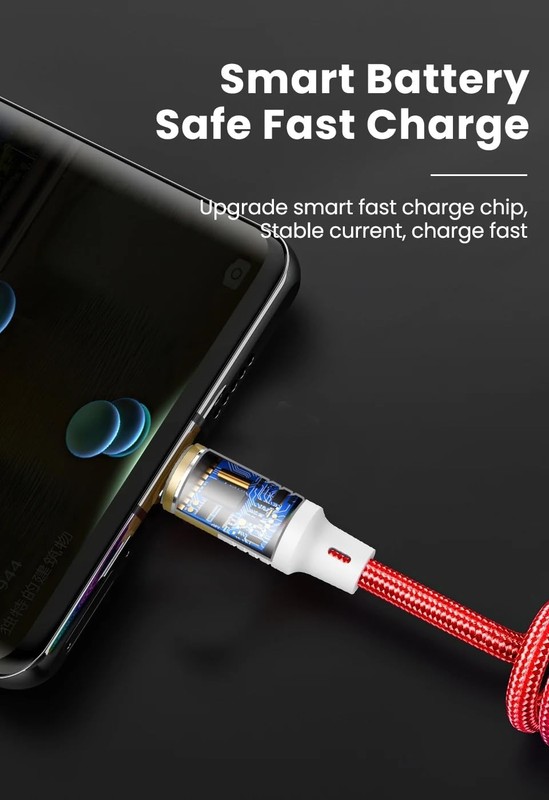 Rainbow Coiled Fast Charging Cable,USB Spring Retractable Charger Cable for C... gallery