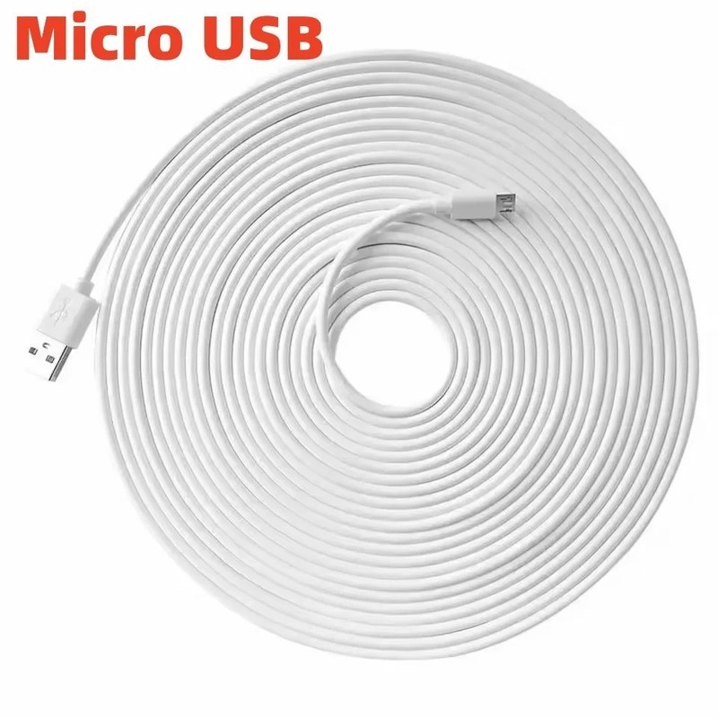 Micro USB Extension Extra Long 10m 5m 3m USB C Cable Fast Charge Data Phone Cord