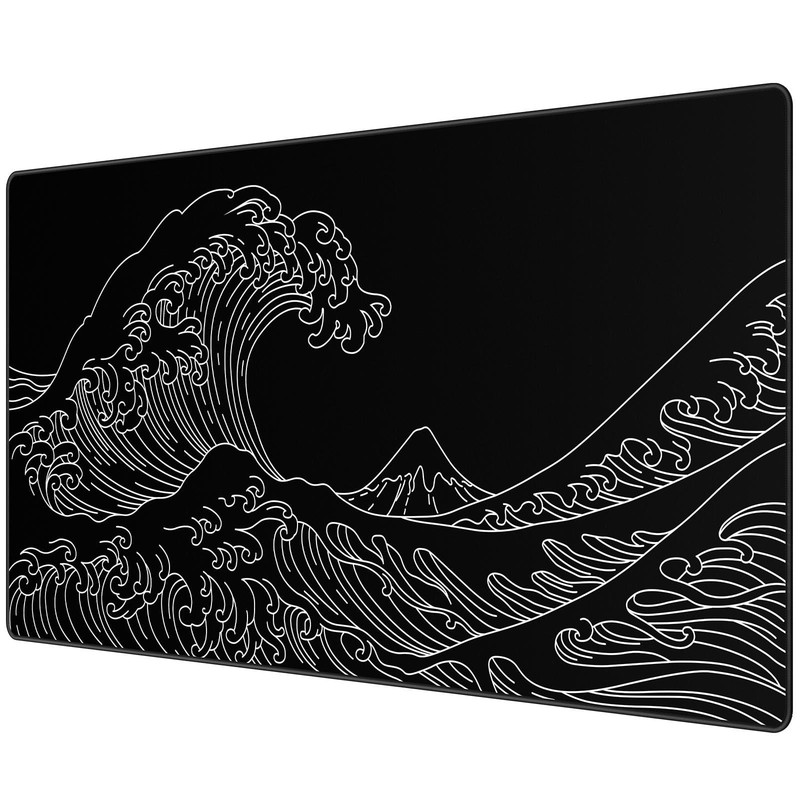 JIALONG Gaming Mouse Pad, Large Mousepad with Non-Slip Rubber Base, Smooth Cl…