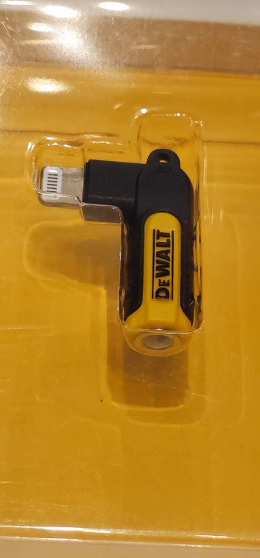 Brand New DEWALT 90 Degree 3.5 MM Adapter For iPhone, iPad, iPod gallery
