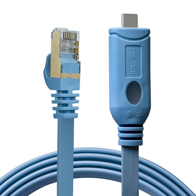 SHRJ45C USB Type C To RJ45 RS232 Console Cable Routers 1.8M 5.9 FT 1