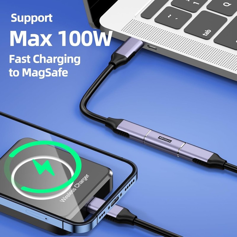 Ultimate USB C Adapter Bundle: 100W Fast Charge + 8K Video, 7 Adapters Included gallery
