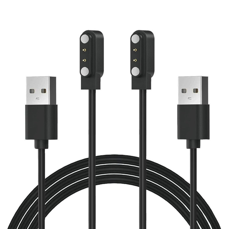 [2-Pack] Magnetic USB Charging Cable Compatible with Pebblebee Tracker Universal