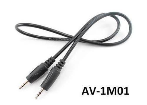 1.5ft 2.5mm Stereo Male to Male Audio Cable - CablesOnline AV-1M01