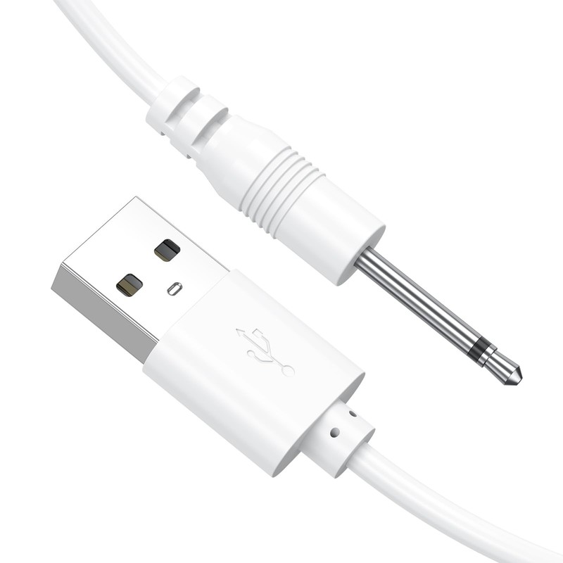 2 Pack USB DC Charging Cable 2.5mm Cord Replacement Charger For Massager gallery