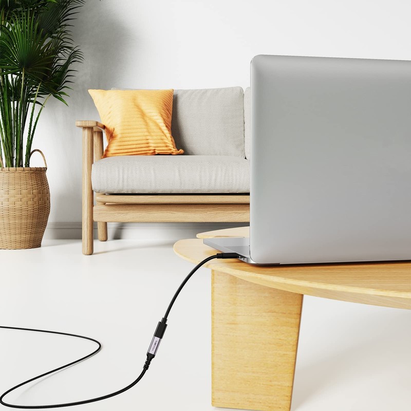 20ft USB-C Extension Cable, M-F, 100W, 4K@60Hz, 5Gbps, Braided, Extender gallery