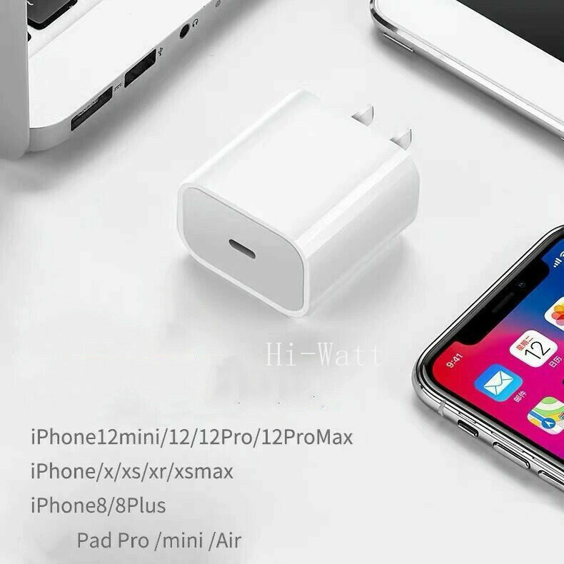 For iPhone 15 14 13 12 11 Pro 20W Fast Charger Block USB Type C Wall Adapter Lot gallery