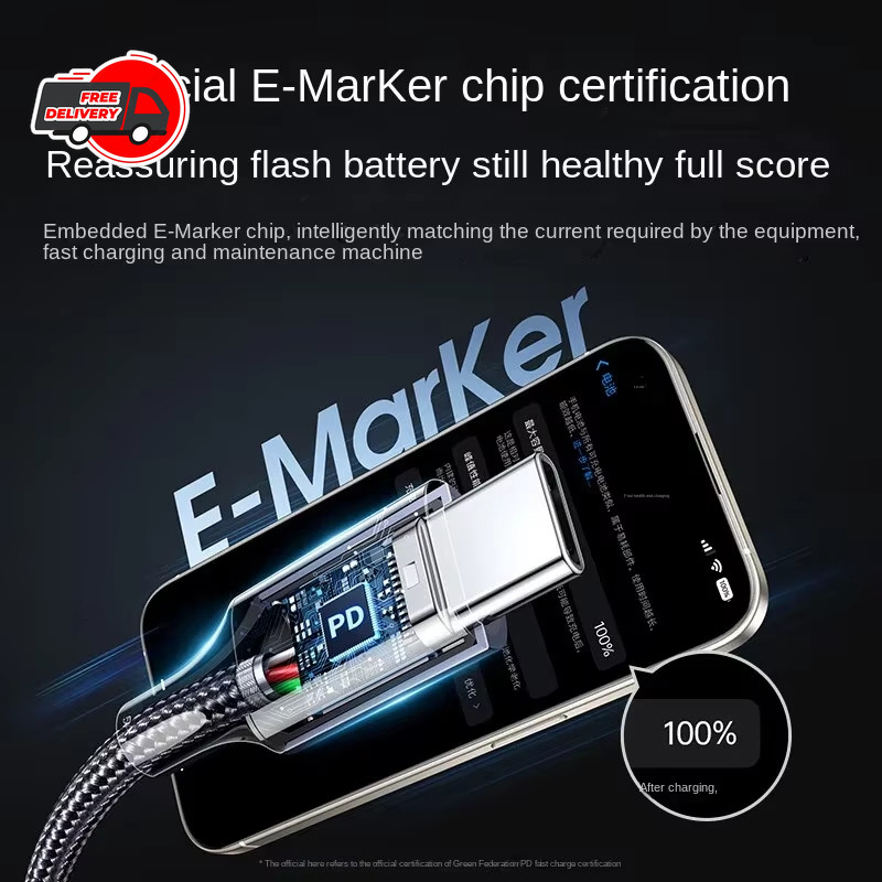 UGREEN 100W USB-C Car Cable Coiled Spring Type-C PD Fast Charging Data Sync gallery