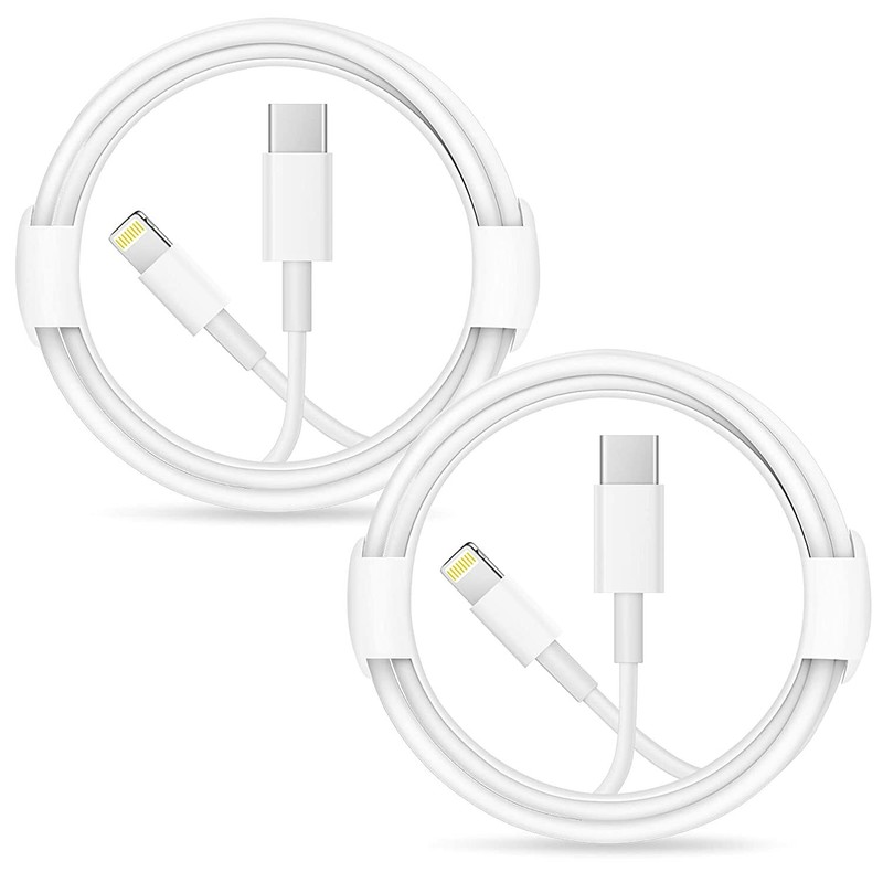 APPLE LIGHTNING TO USB-C CABLE FOR IPHONE 12 Pro 13 Pro Max iPad Pro (2 PACK)