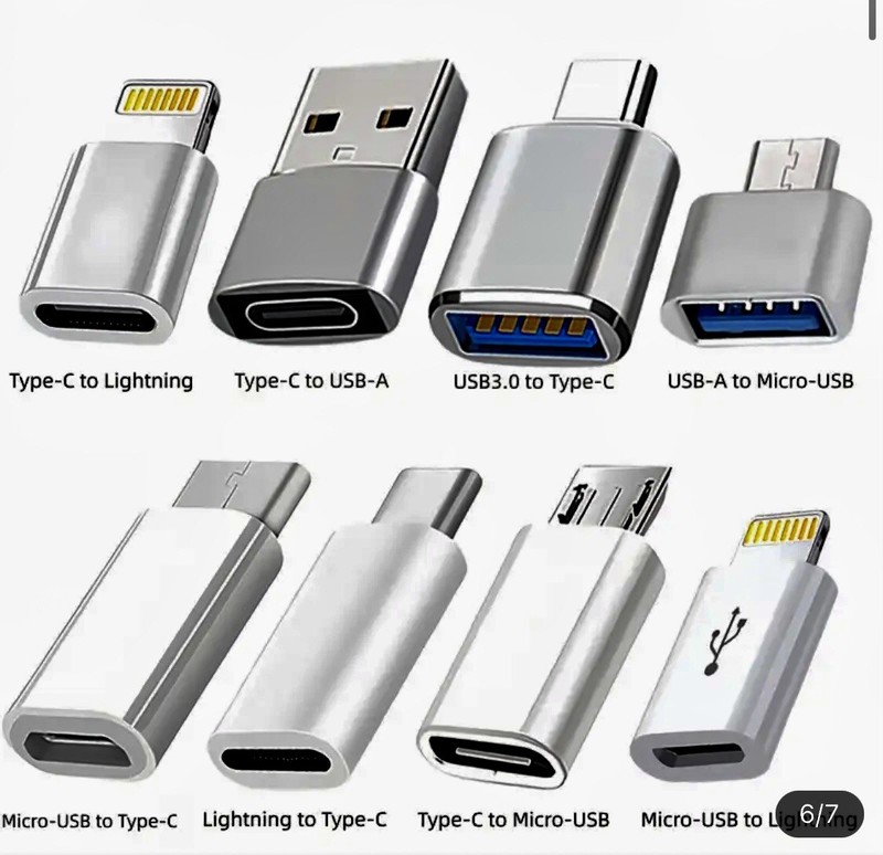 USB Type C Adapter Set – 8 Pieces- For Phones & Computers – Free Shipping