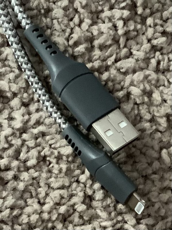 Cell Candy - USB-A To Lighting Fast Charge Sync Cable - Silver - 10 Feet gallery