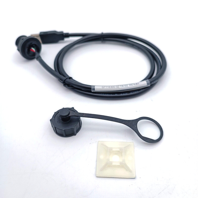 USB-A Plastic C3 Panel Jack Screw with USB-A Plug with Cap GT116300-OZ-TK-02 gallery
