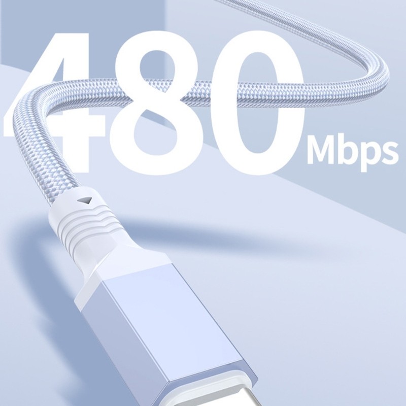 USB C to USB C Cable Fast Charging Cable 480Mbps Data Transfer Cord For Androids gallery