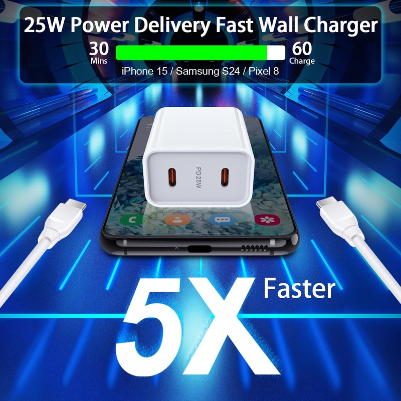 Fast Charging USB C Charger Cord Android For Samsung Galaxy A17 Cable Wire gallery