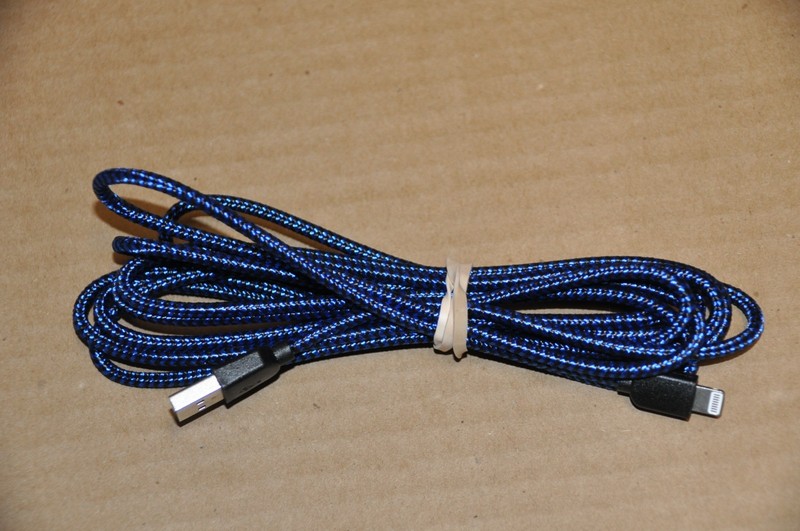 Braided 6FT USB Cable - Type Data & Fast Charger - Charging Cord Blue gallery