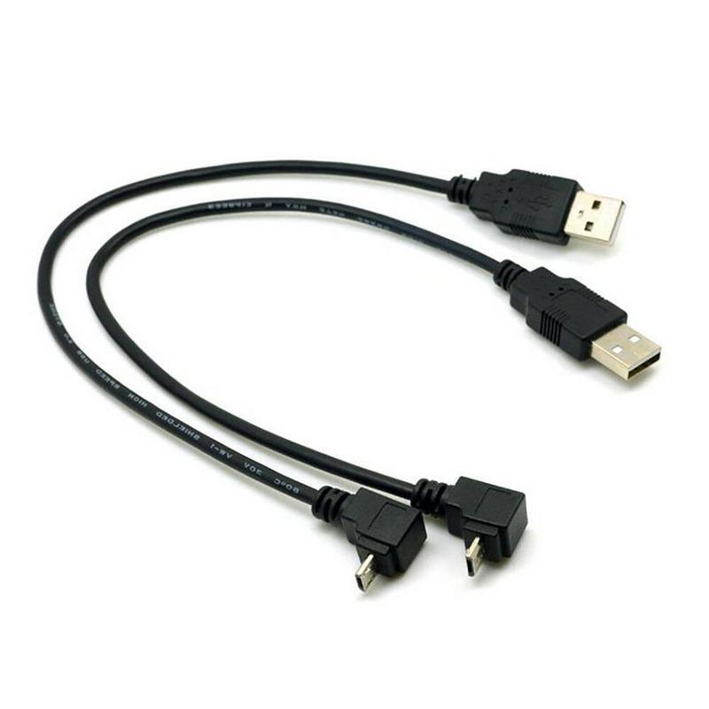Micro USB Angle Plug Data Sync Charger Cable For Samsung Galaxy S7 S6 /Edge 25CM gallery