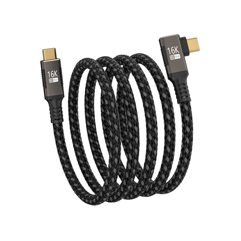 Thunderbolt 5 Compatible USBC Cable 6.6FT 240W Fast Charge