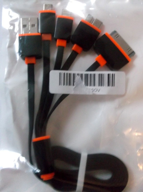 4 in 1 MULTI USB Long PHONE CHARGER MULTI CABLE LEAD PLUGS FITS APPLE DEVICES