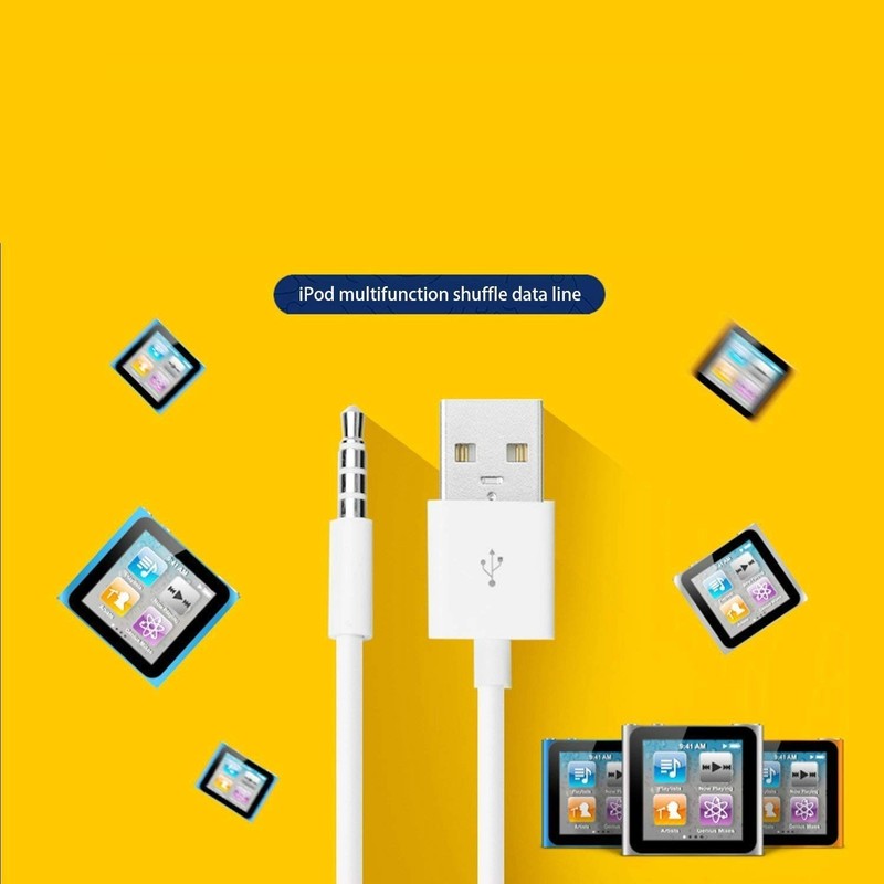 USB Charger 2 Pack for Shuffle SYNC Date Cable for 3rd 4th 5th 6th Gen gallery