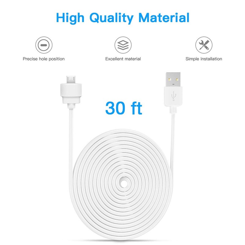 30ft/9m Power Extension USB Cable for Blink Indoor, Compatible with Blink Min... gallery