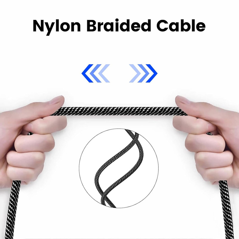 60W USB C Splitter Cable, 2-In-1 USB-C Male to Dual USB-C Female Charge While... gallery