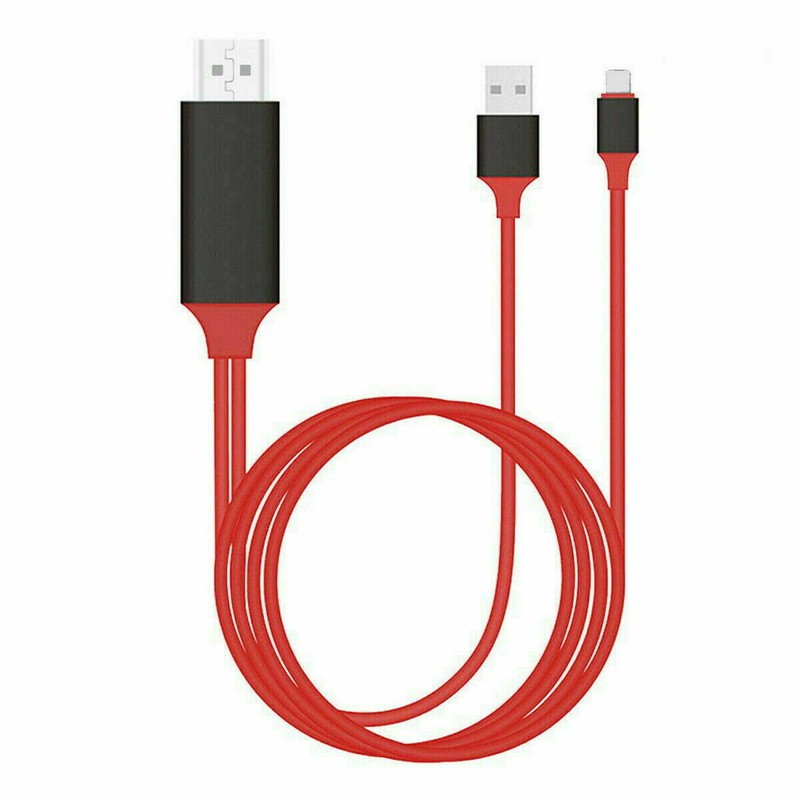 1080P For iPhone to HDMI Adapter Cable Phone to TV Cord Plug and Play Converter gallery