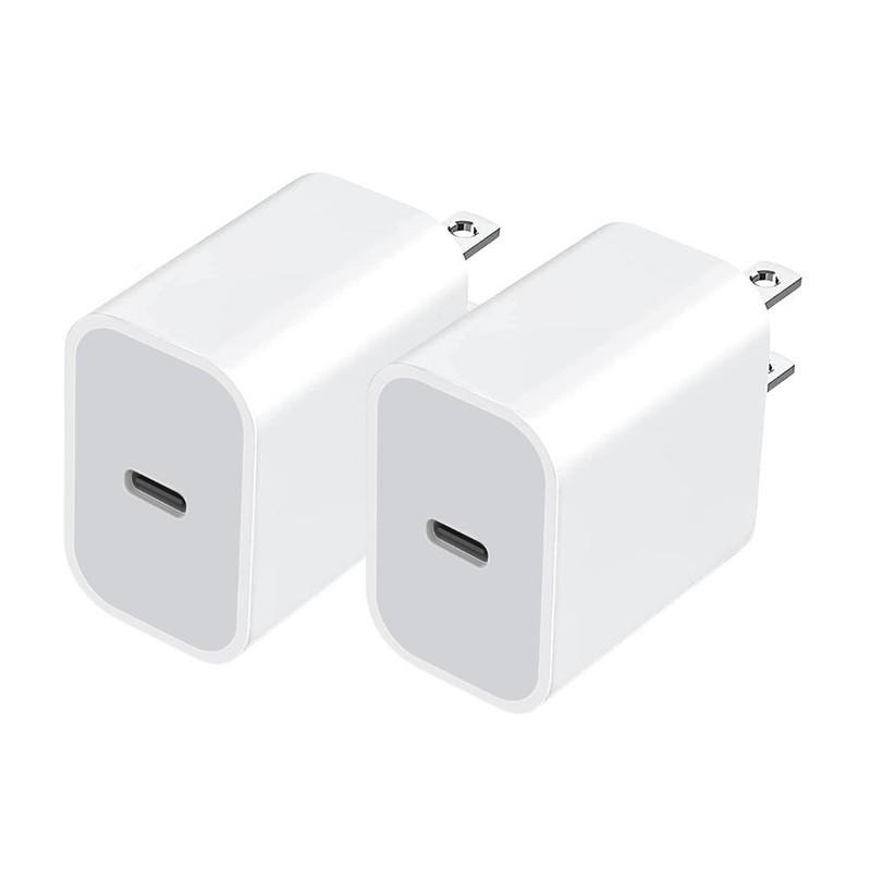 2X PD 20W USB C Fast Charging Block Type C Cable For iPhone 14 13 12 11 XR SE 8