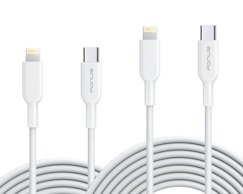 6ft and 10ft Long PD USB-C Cables Fast Charge Power Cord Type-C for Cell Phones